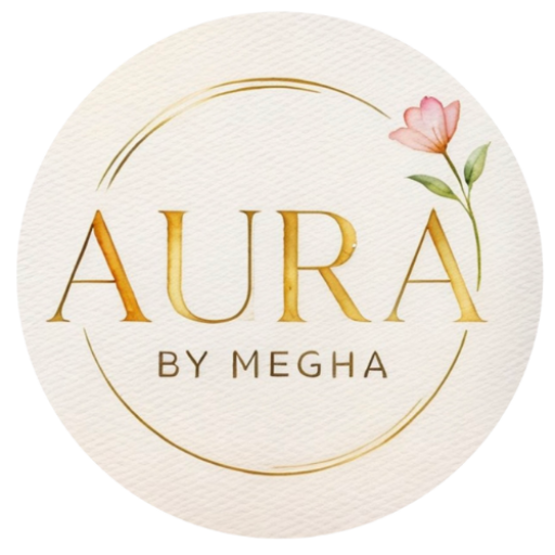 aura by megha logo transp