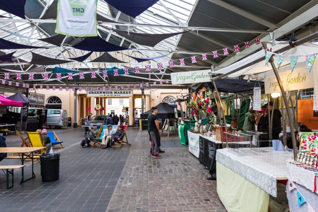 london september 06 2019 food stands in the gre 2026 01 11 10 19 54 utc